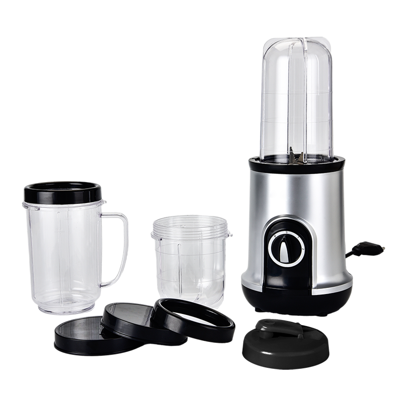 Mini Black Blender com frasco de liquidificador de 1,0L/0,75L